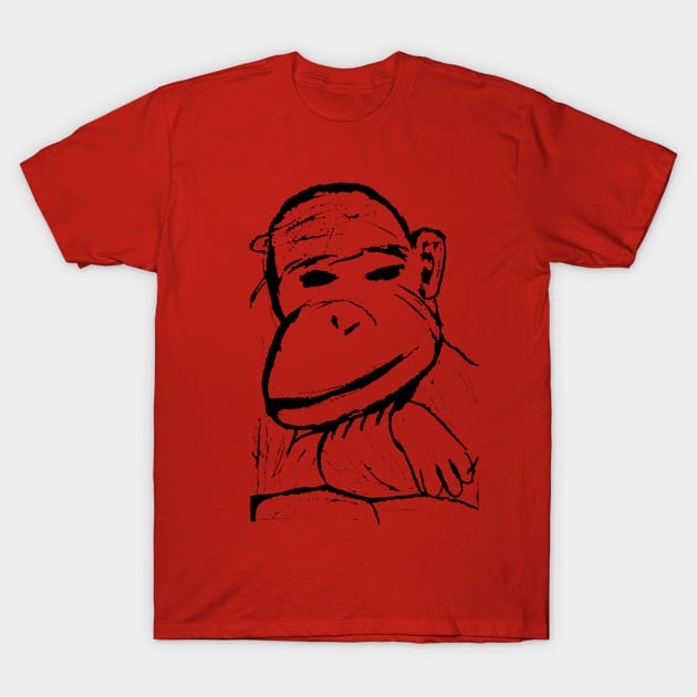 Chimp Chill T-Shirt by MissZande